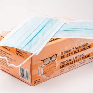 Páramentes sebészi szájmaszk szemüvegeseknek